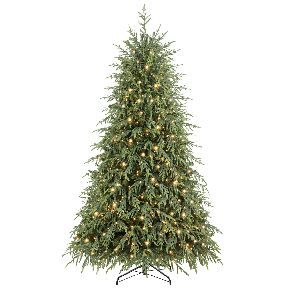 6ft Norfolk Pine Christmas Trees with 17 Modes Multi-Color Lights