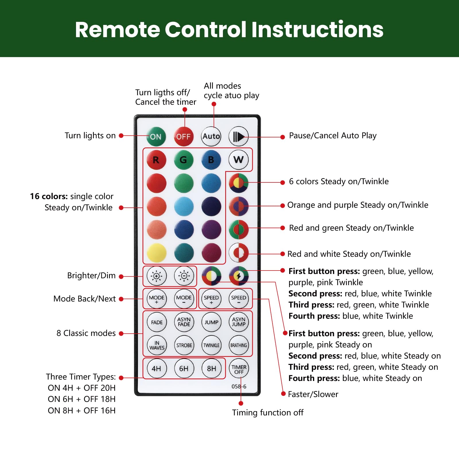 Pre-lit Classic Spruce Artificial Slim Pencil Christmas Trees with RGB Lights Remote - SHareconn