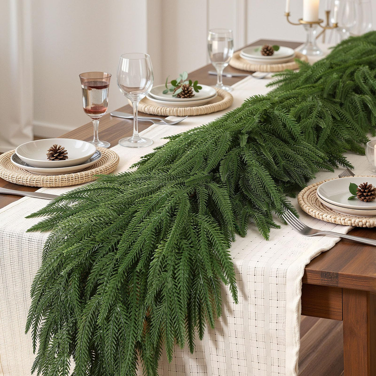 6ft/9ft Artificial Norfolk Christmas Garland