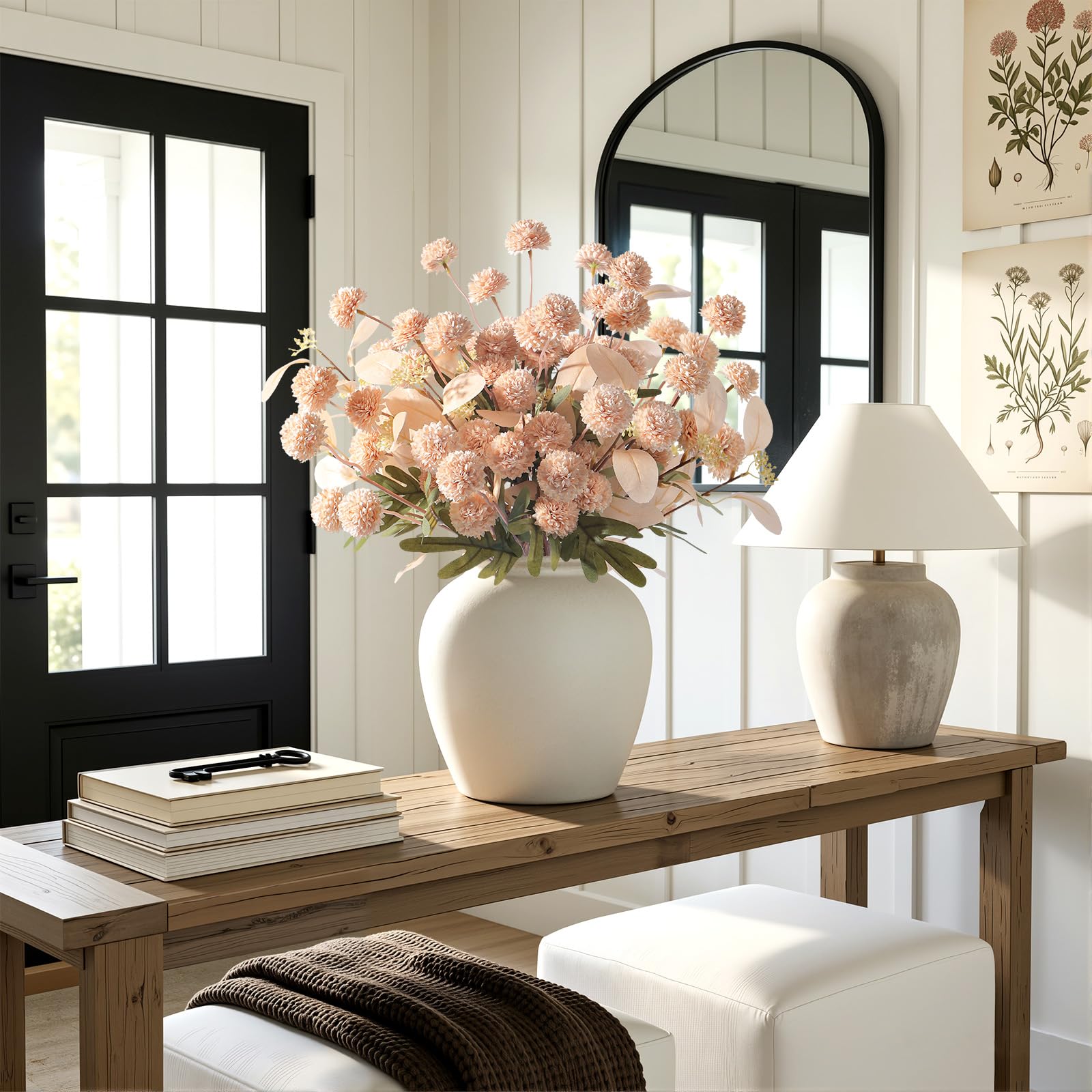 Artificial Pompon Chrysanthemum-Beige,16PCS/32PCS - SHareconn