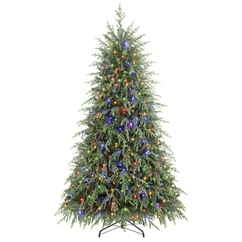 Norfolk Pine Christmas Trees with 17 Modes Multi-Color Lights