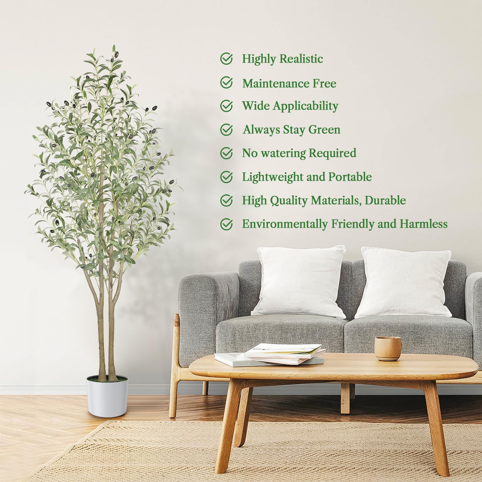 5ft Artificial Olive Trees - SHareconn