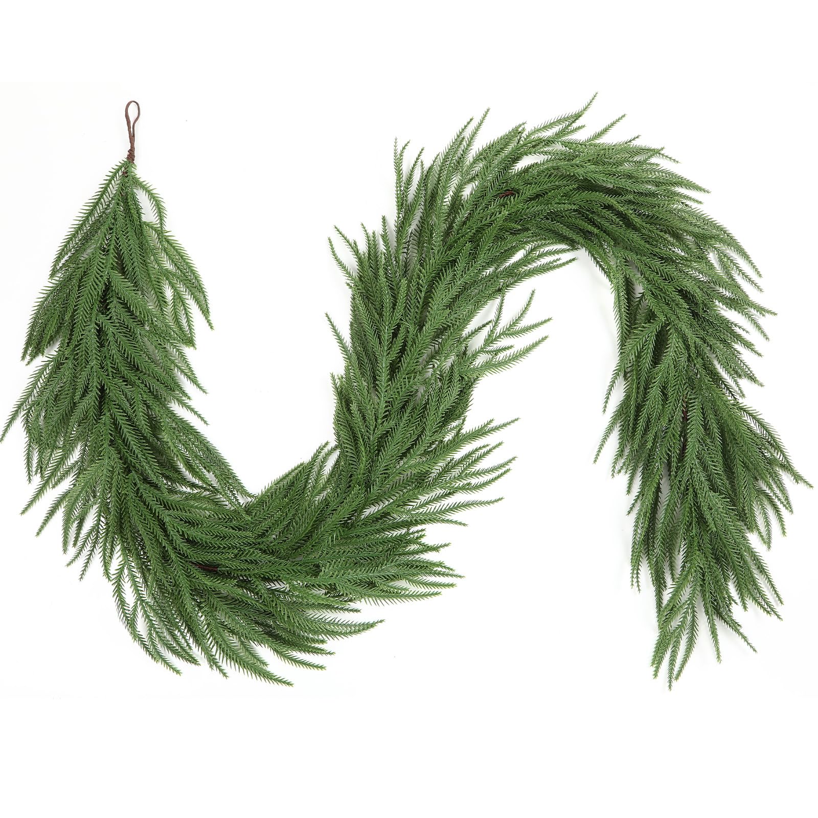 9FT Realistic Christmas Garland,PE Artificial Christmas Garland - SHareconn