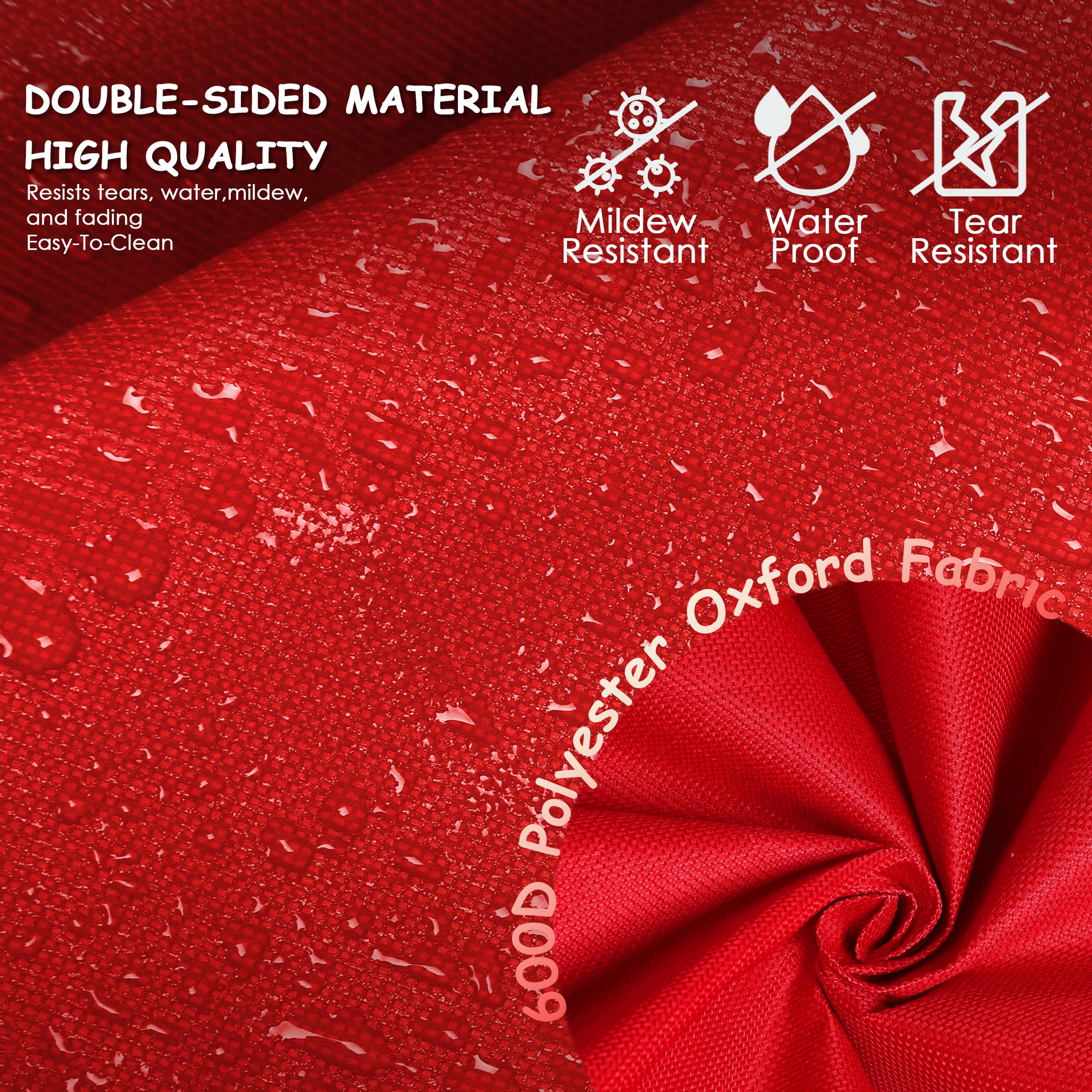 Funny Cute Santa Claus and Reindeer Print Christmas Tree Storage Bag Fits Maximum to 7.5 FT/9 FT-Red/Green/Blue - SHareconn