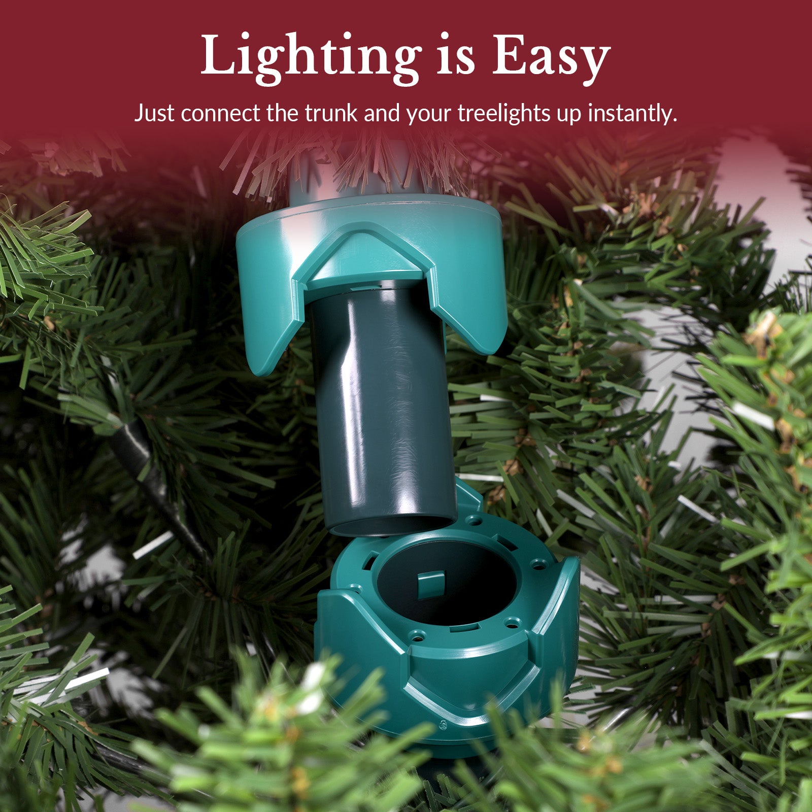 Artificial Christmas tree by SHareconn, 7.5FT Balsam Fir with lifelike PE needles and dual color lights, decorated for the holidays.