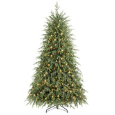 6ft Norfolk Pine Christmas Trees with 17 Modes Multi-Color Lights