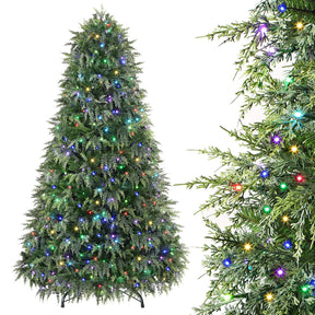 Cedar Cypress Artificial Christmas Tree with RGB Lights 106 Lights Modes - SHareconn