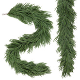 Artificial Norfolk Pine Christmas Garland-6/9 ft | SHareconn