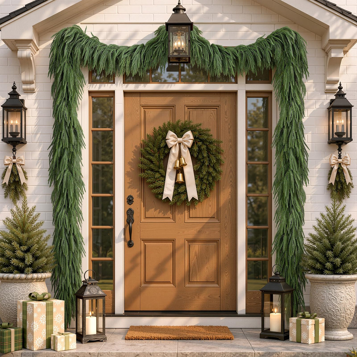 6ft/9ft Artificial Norfolk Christmas Garland