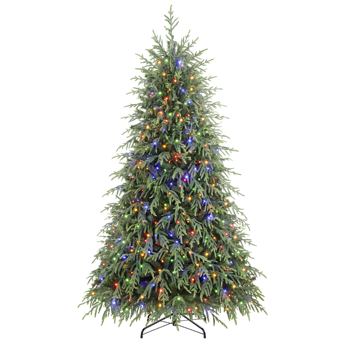 Norfolk Pine Christmas Trees with 17 Modes Multi-Color Lights