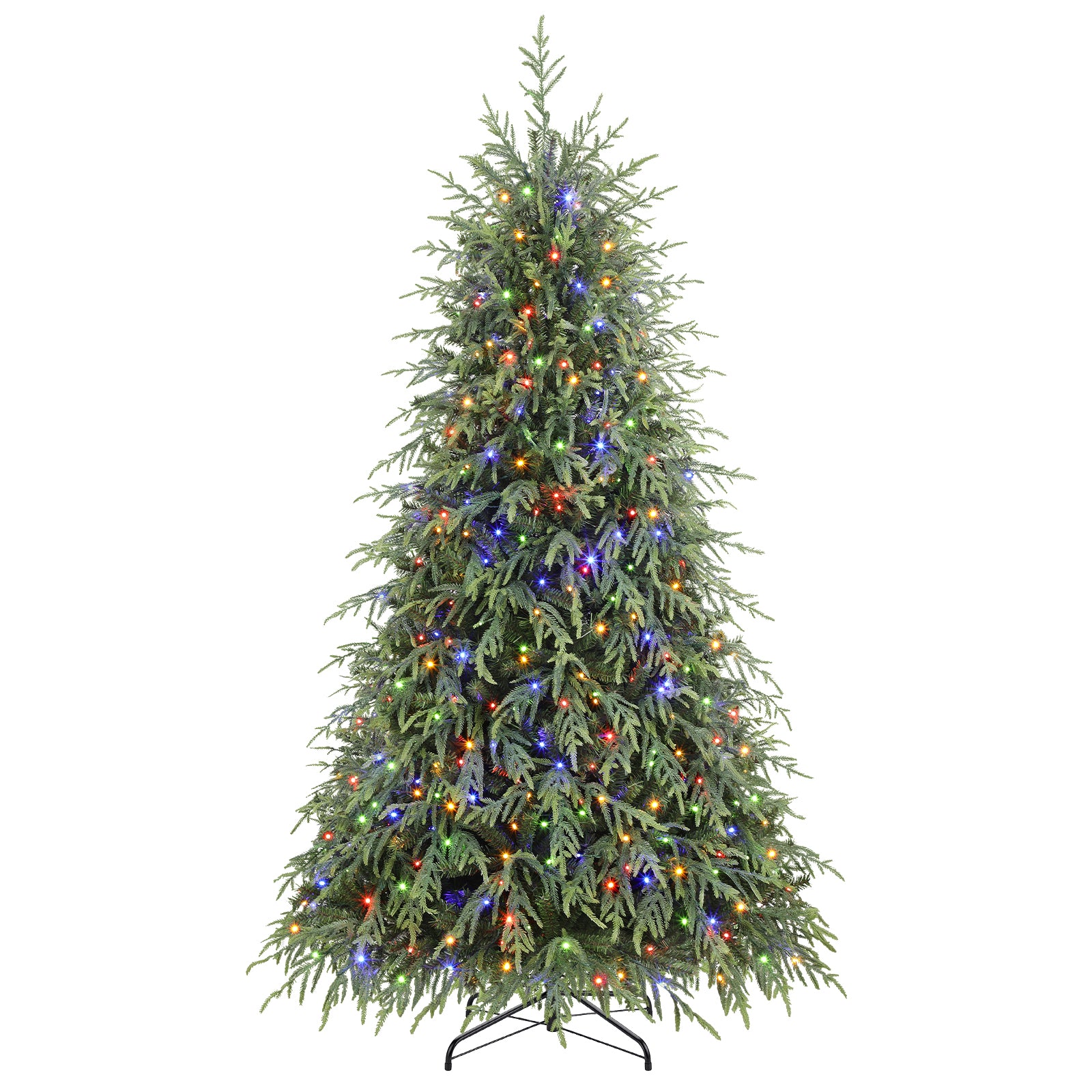 Norfolk Pine Christmas Trees with 17 Modes Multi-Color Lights