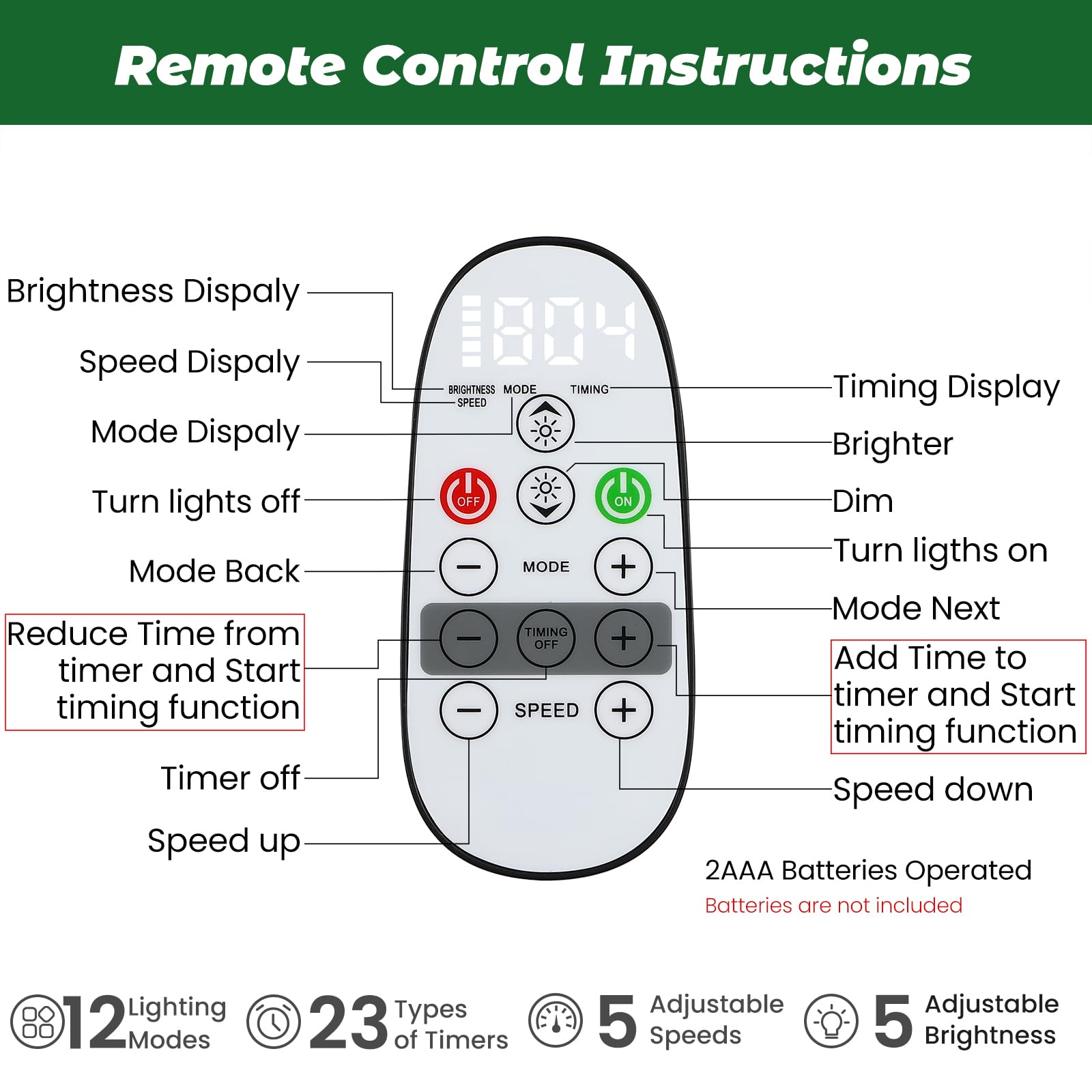 7.5ft Prelit Warm White & Color LED Changing Lights Premium Artificial Hinged Christmas Tree with Remote Control - SHareconn