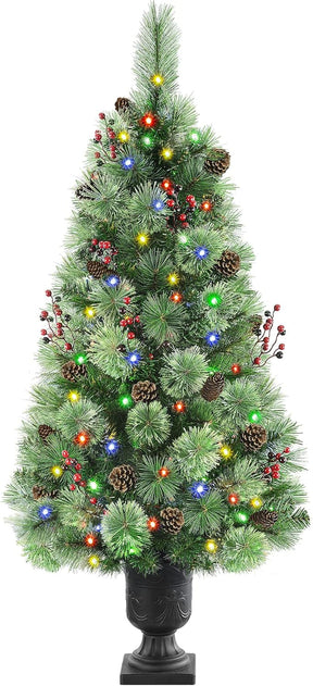 3ft Prelit Artificial Christmas Tree Mini Entrances Tree - SHareconn