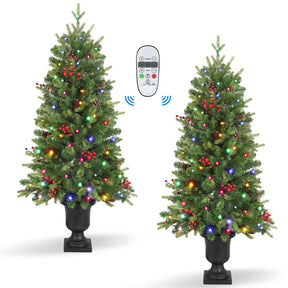 Pre-lit Artificial Christmas Tree Mini Entrances Tree - SHareconn