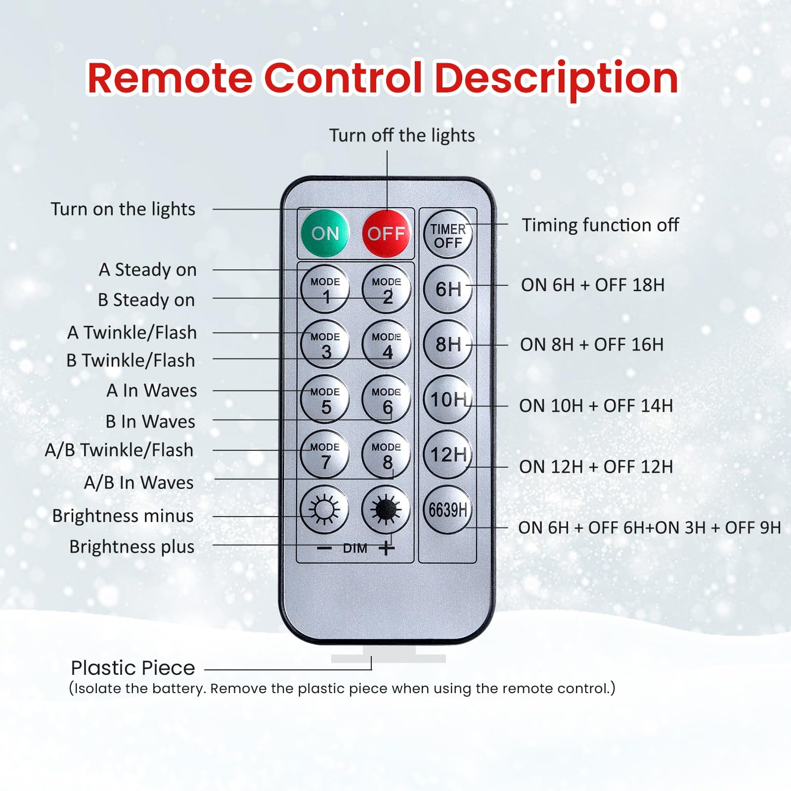18 Inch Lighted Outdoor Christmas Tree with Remote - SHareconn