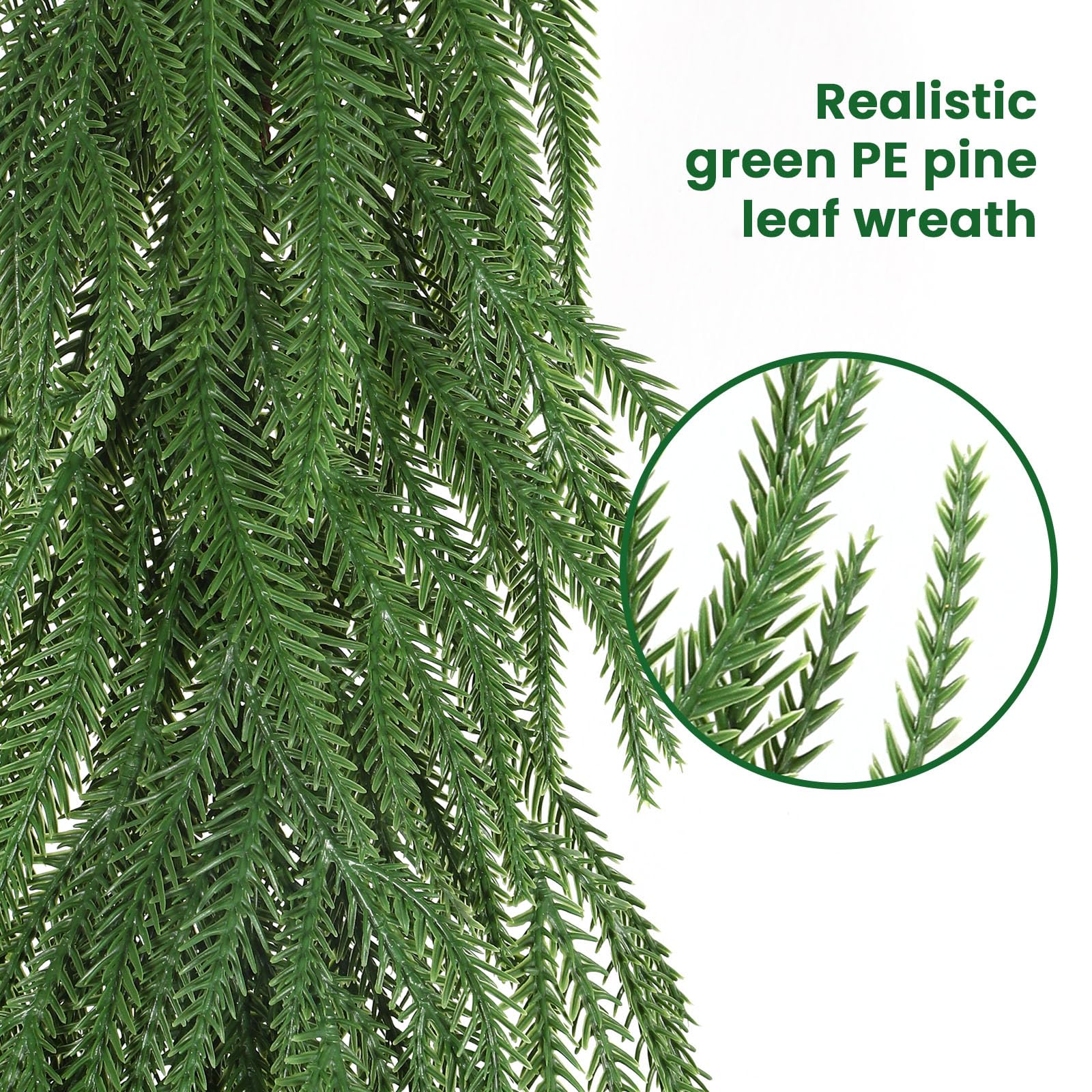 6ft Artificial Christmas Greenery Norfolk Pine Garland - SHareconn